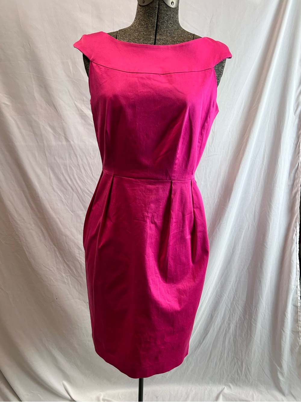Julian Taylor Fuchsia Sheath Dress Size 8P